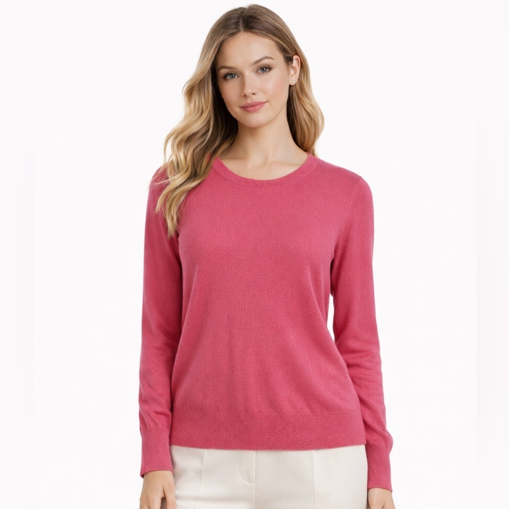 Agnona Cashmere Silk Crewneck EU 44 US 8/10 (Medium) Made in Italy